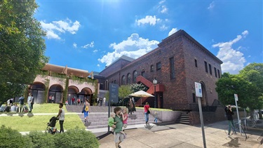 Town Hall Redevelopment - artist impression view from Hyde Street, Footscray