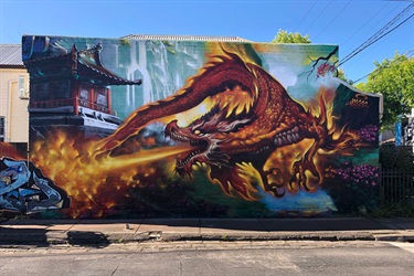 Dragon by Heesco, Nutrition and Acupuncture Clinic, 30 Victoria Street Footscray, StreetWORKS 2020