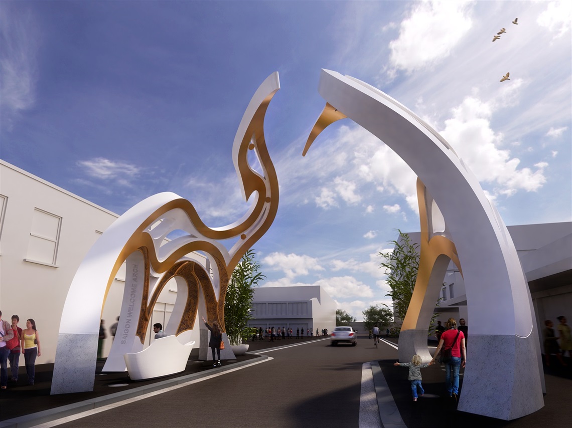 Saigon Welcome Arch